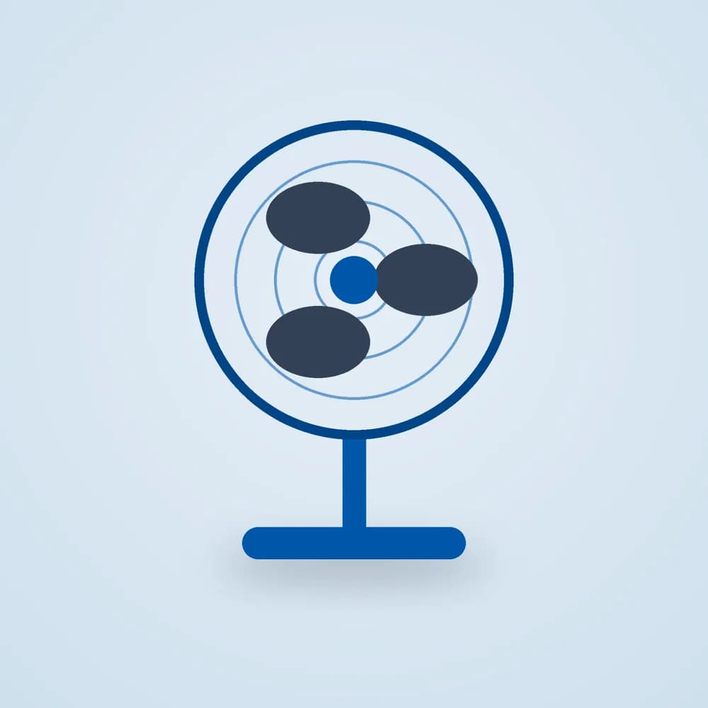 Walton Rechargeable Table Fan WRTF14A — view 1